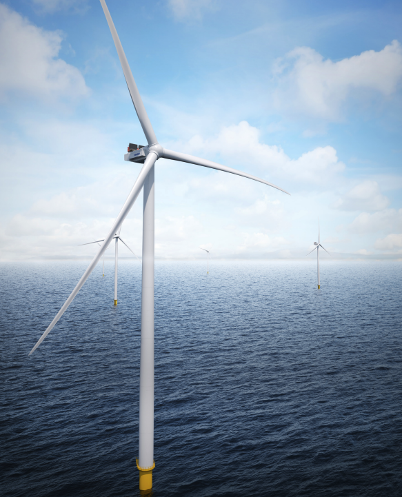 The offshore Vestas V236 turbine has the capacity of 15MW. Source: https://www.vestas.com/